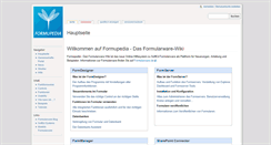 Desktop Screenshot of formupedia.softed.de
